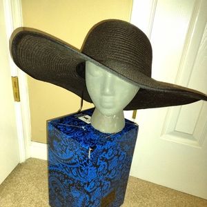 Beach hat black large